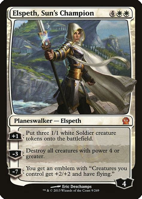 Elspeth Suns Champion Ths Magic The Gathering Card