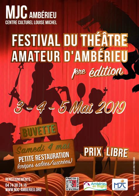 Spectacle D’impro Théâtrale Festival De Théâtre Amateur Mjc Ambérieu 4 Mai 2019 Les Vip