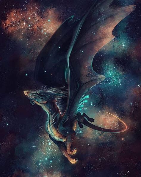 Dragons Art Page 🐲🐉 On Instagram “galaxy Dragon What Would You Name It Double Tap
