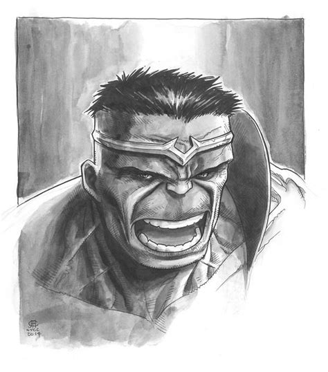 World Breaker Hulk Jim Cheung In T Shens Commissionssketches
