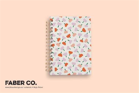 40 Charming Spiral Notebook Mockup Templates