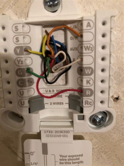 The c wire was blue on both the old (no idea what brand) and the new (honeywell). Honeywell Thermostat Rth6450 Wiring Diagram