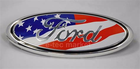 Ford F150 American Flag Emblem