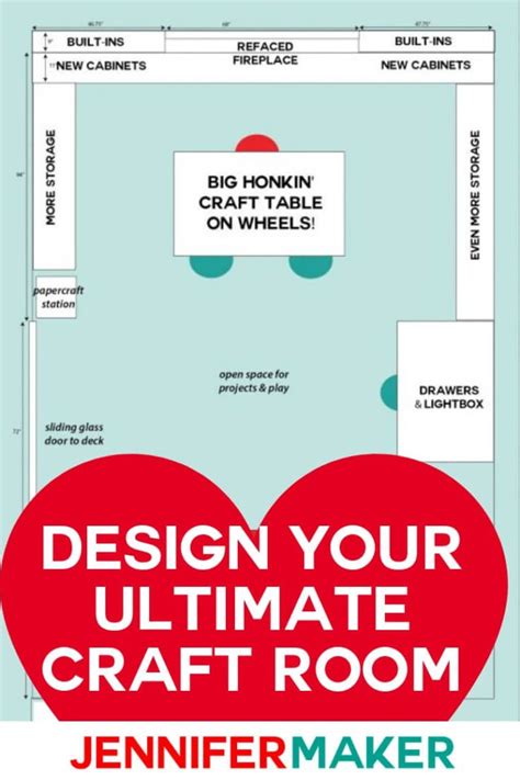 Craft room table plans woodwork kits for boys cabinet building kitchen craft room table diy plans for a dog cage wooden privacy fence plans sailing boat plan. Planning the Ultimate Craft Room - Jennifer Maker