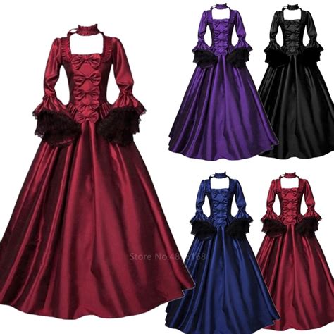 Medieval Renaissance Halloween Costumes For Women Adult Victoria