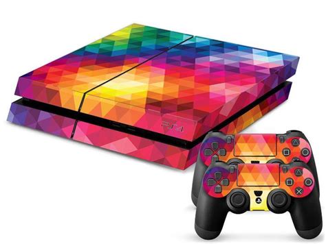 Colorful Rainbow Ps4 Skin 2 Controller Skins Ps4 Skins Rainbow Ps4