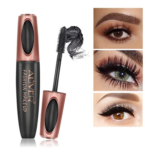 Eyelash Mascara 4d Silk Fibre Waterproof Volume Long Lasting Lashes