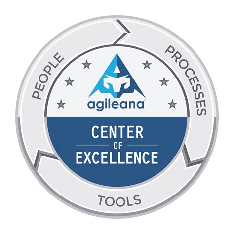 Agileana Center Of Excellence Logo Color Agile Web Development In