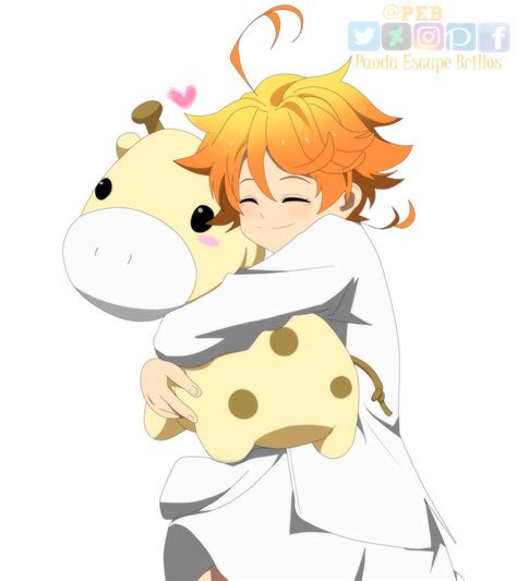 Emma Hugging Giraffe The Promised Neverland By Peb99 On Deviantart