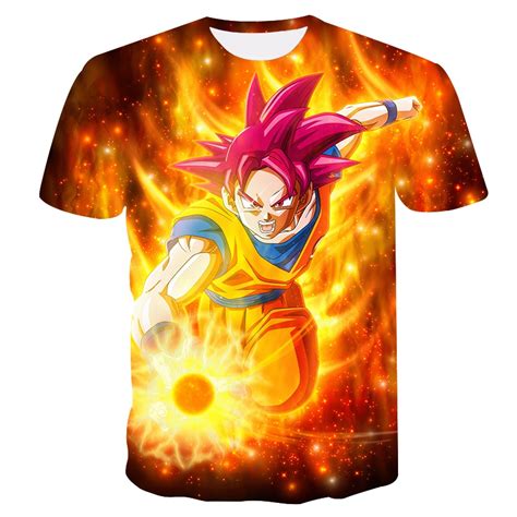 Mens 3d T Shirt Dragon Ball Z Ultra Instinct Goku Super Saiyan God