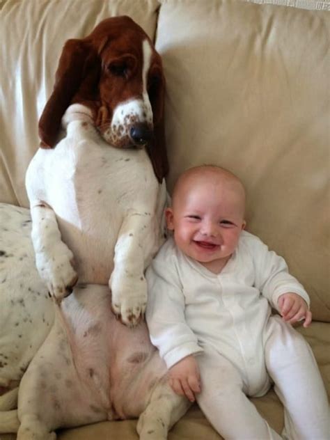 40 Cute Pictures Of Little Kids With Their Big Dogs