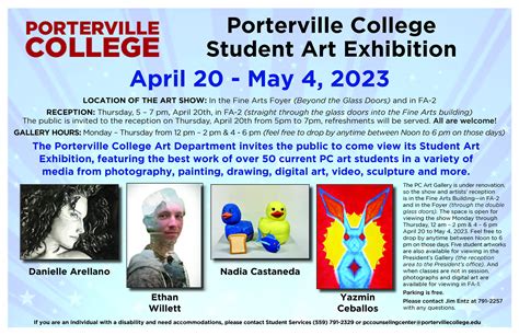 Porterville College on Twitter: "The 2023 Porterville College Student