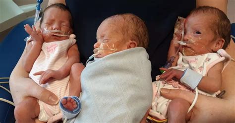 Mum Gives Birth To Miracle Triplets Just Weeks After Tragic Ectopic Pregnancy Mirror Online