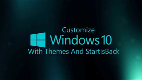 If you want more, we recommend specialized software such as. Customize Windows 10 With StartIsBack++ And Visual Styles ...