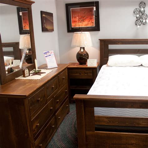 .size bed complete bedroom set built with solid pine wood, this elegant queen bedroom set will brighten up any bedroom and will last many years. Solid Pine Rustic Bedroom Set from Fireside Furniture in ...