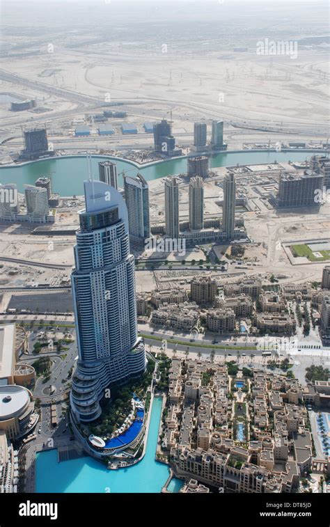 Aerial Photo Of Dubai Stock Photo Alamy