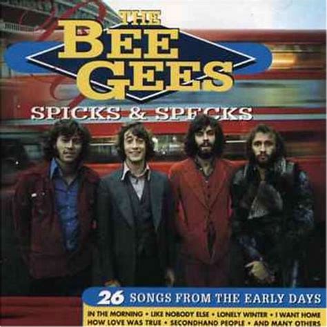 Spicks And Specks 26 Songs From Bee Gees The Music