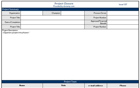 Looking For The Ready To Use And Premium Project Closure Template Excel