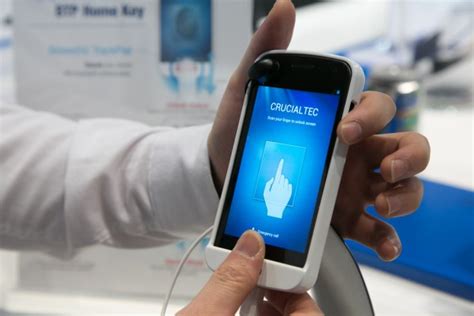 Crucialtecs Fingerprint Scanner Comes To Smartphones At Mwc 2013