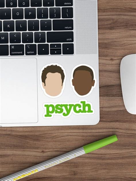 Faces Of Psych Sticker By Benfraternale Psych Television Program