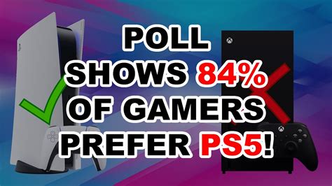Poll Shows 84 Of Gamers Prefer Playstation 5 Over Xbox Series X Youtube