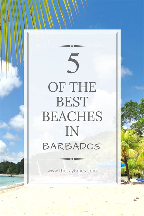 5 of the best beaches in barbados caribbean travel barbados beaches barbados