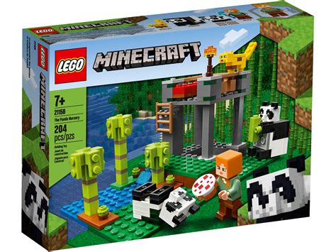 Okvetné Lístok Svetlá Brázda Minecraft Lego Panda Pivo Mení Sa V ťažkopádny