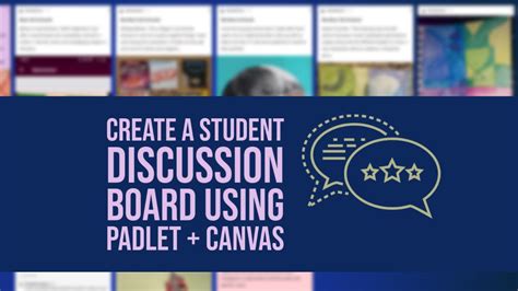 Create A Student Discussion Board Using Padlet Canvas Teacher