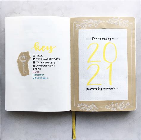 2021 Bullet Journal Set Up My Day Is Booked