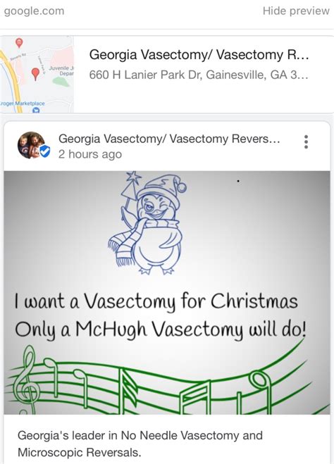 a vasectomy for christmas northeast georgia urological associates