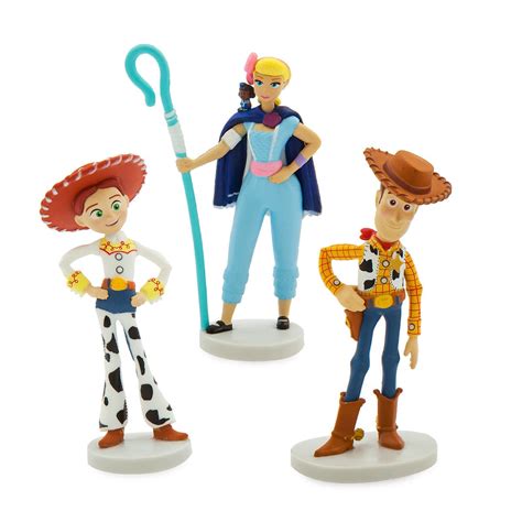Disney Store Toy Story 4 Deluxe Figurine Set Cake Topper 9 Pieces New