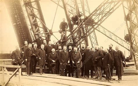 Eiffel Tower Architects 1888 Stock Image C0377752 Science Photo