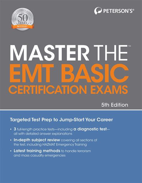 Emt Study Guide Master The Emt Basic Certification Exams 5th Edition