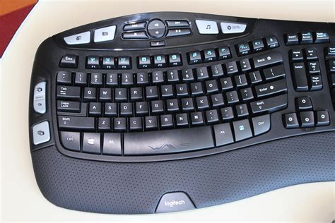 Logitech Wireless Keyboard K350 Review This Ergonomic Keyboard Needs Better Keys Pcworld