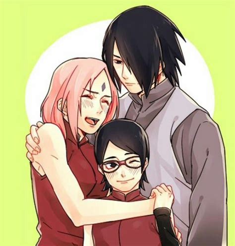 Sasusakusara Casais De Anime Sarada Uchiha Menina Anime