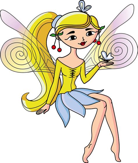 Whimsical Flower Fairy Clipart Free Download Transparent Png Creazilla