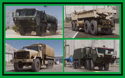 Us Vehicles Military Transport And Support Add On Pack Gta5