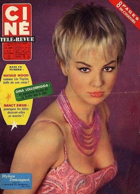 mylène demongeot cine tele revue magazine 14 october 1961 cover photo france