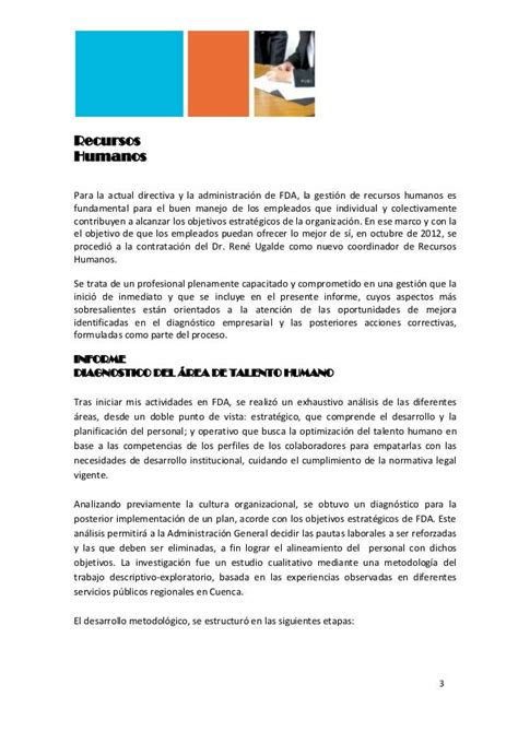 Ejemplo Informe De Gestion De Una Empresa Opciones De Ejemplo
