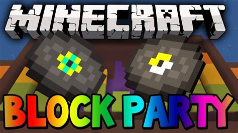 Minecraft Block Party Minigame Hivemc Server Lets Party 2021