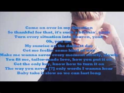 Maybe youâ€™ve huffed along to the alluring trio of justin bieber, daddy yankee and luis fonsi while. Despacito Lyrics ft. Justin Bieber (official Audio) - YouTube