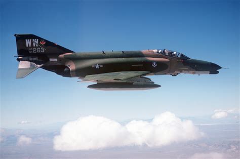 An Air To Air Right Side View Of A 37th Tactical Fighter Wing F 4g