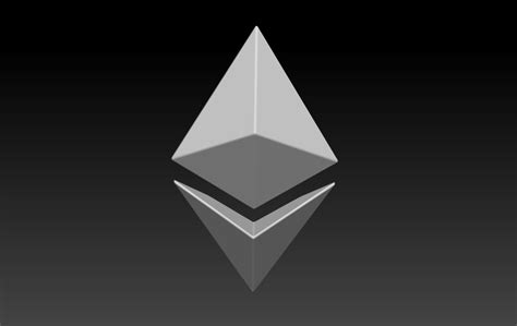 Stl Datei Ethereum Logo Kostenlos・3d Drucker Design Zum Herunterladen・cults