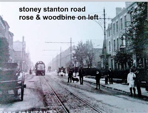 Stoney Stanton Road By Rose And Woodbine Pub C1910 Hillfields History