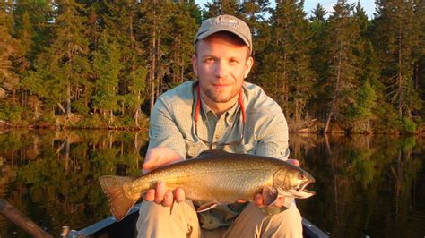 Maine Brook Trout Fly Fishing Guide Trips On Remote Brook Trout Ponds