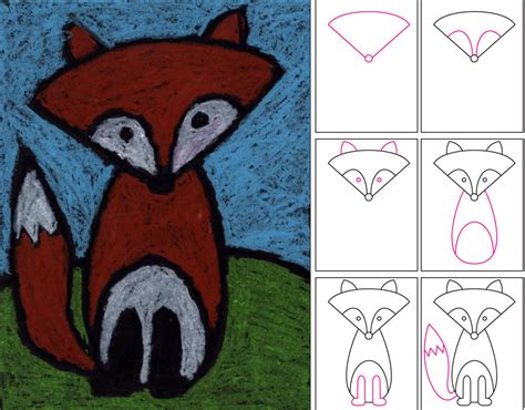 How To Draw A Fox Art Projects For Kids