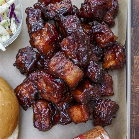 Simple Pork Belly Burnt Ends Recipe Couple In The Kitchen