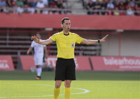 Referee During Soccer Match Editorial Image Image Of Attack Exercise