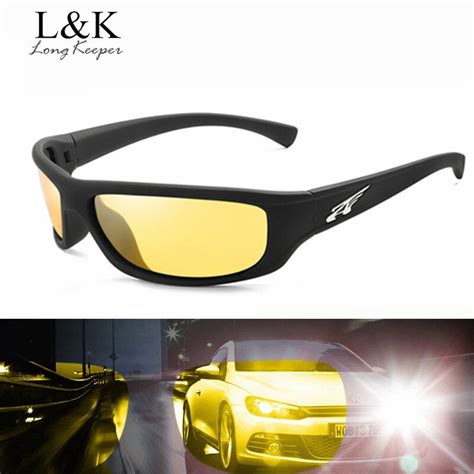 long keeper polarized night vision sunglasses uv400 sun glasses driving goggles eyewear outdoor