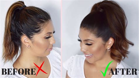 How To Instantly Make Your Ponytail Look Better Youtube